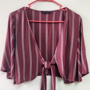 American Eagle Cropped Shrug in Size Large